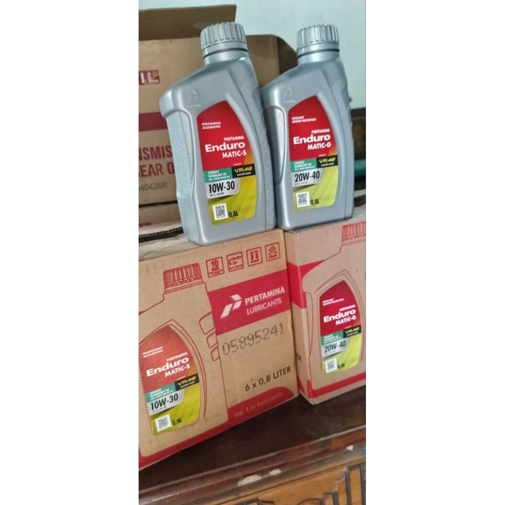 OLI MESIN 4T PERTAMINA ENDURO MATIC-S & G. ORIGINAL 800ml