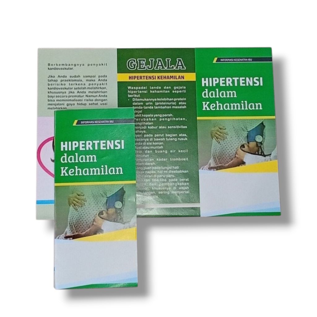 Leaflet Hipertensi dalam Kehamilan | Gejala Hipertensi & Preeklamsia | Brosur Edukasi Ibu Hamil
