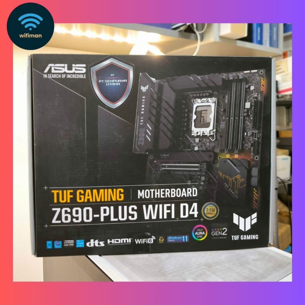 Motherboard Asus TUF Gaming Z690 Plus Wifi D4 - Intel Z690 LGA 1700 DDR4 ATX