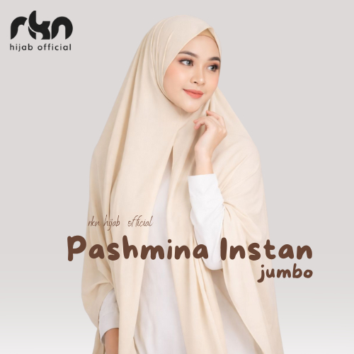 RKN Hijab PASTAN OVAL JERSEY JUMBO JAHITAN MELINTANG DI DAGU.PJ