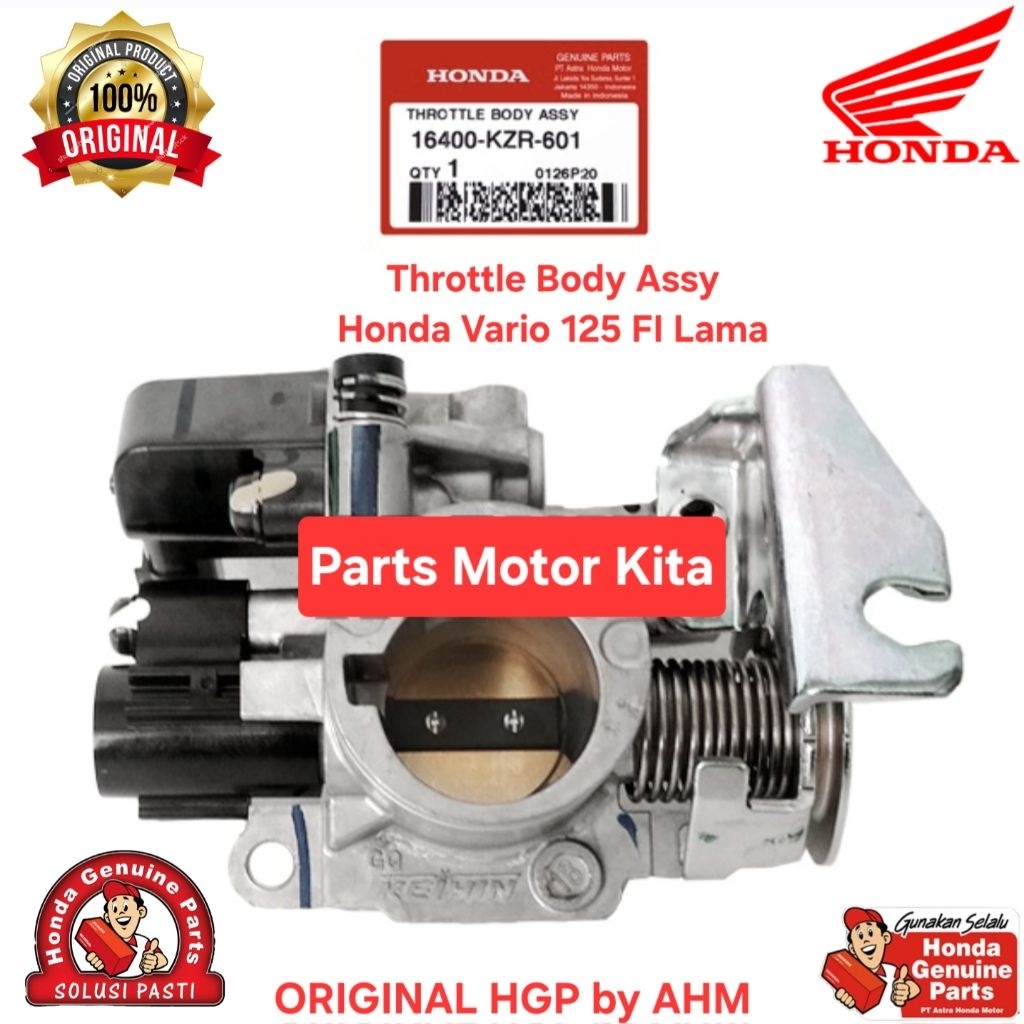 16400KZR601 Throttle Body Assy Vario 125 FI Lama OLd Ori