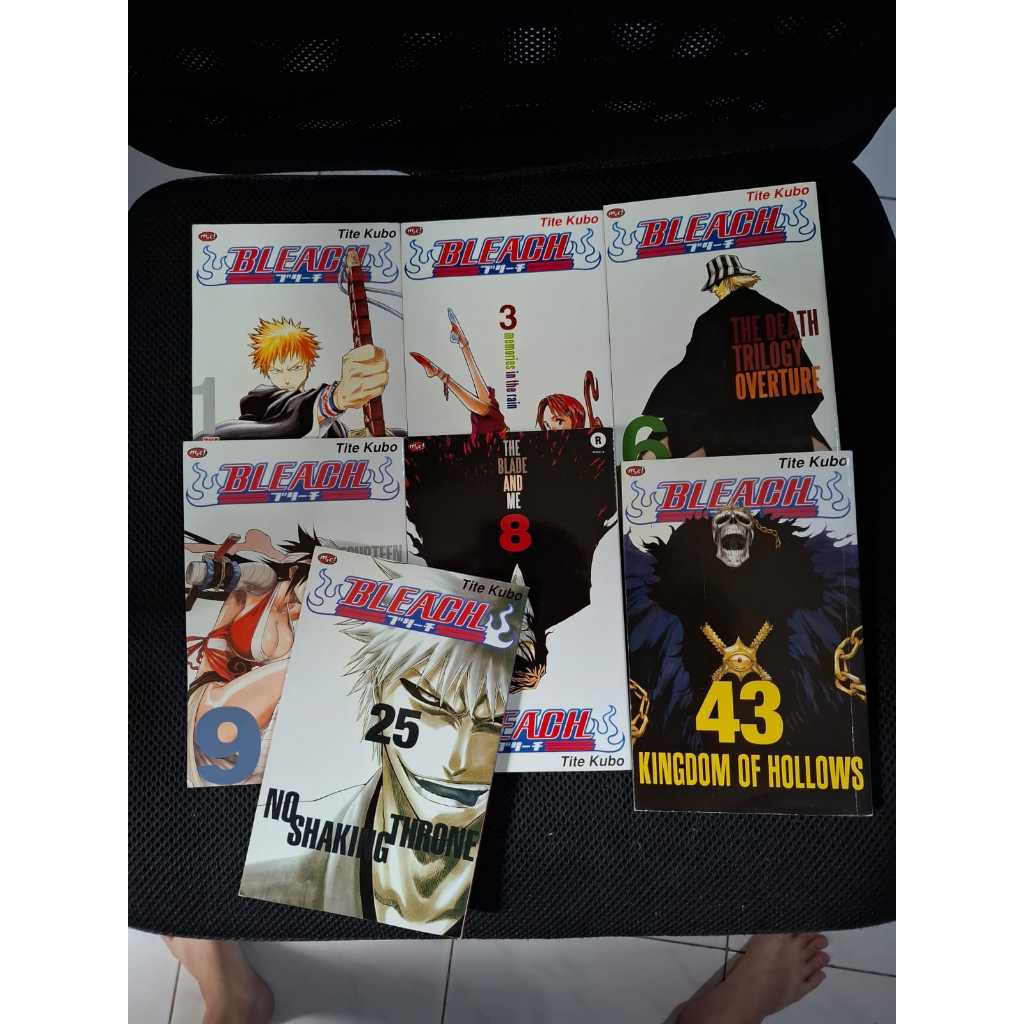 Preloved Bleach 1,3,6,8,9,25,43 Komik Manga