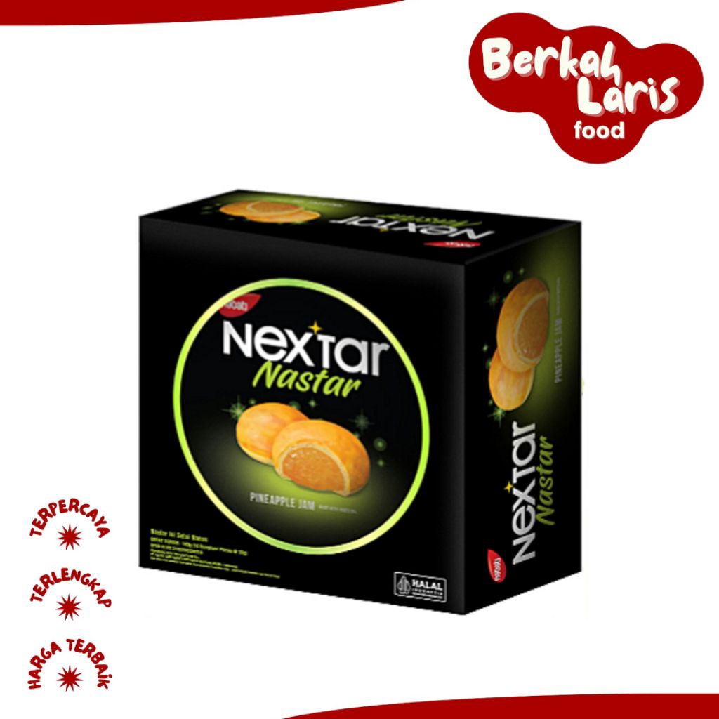 Nextar Nastar Cookies Pineapple Kaleng 140 gr