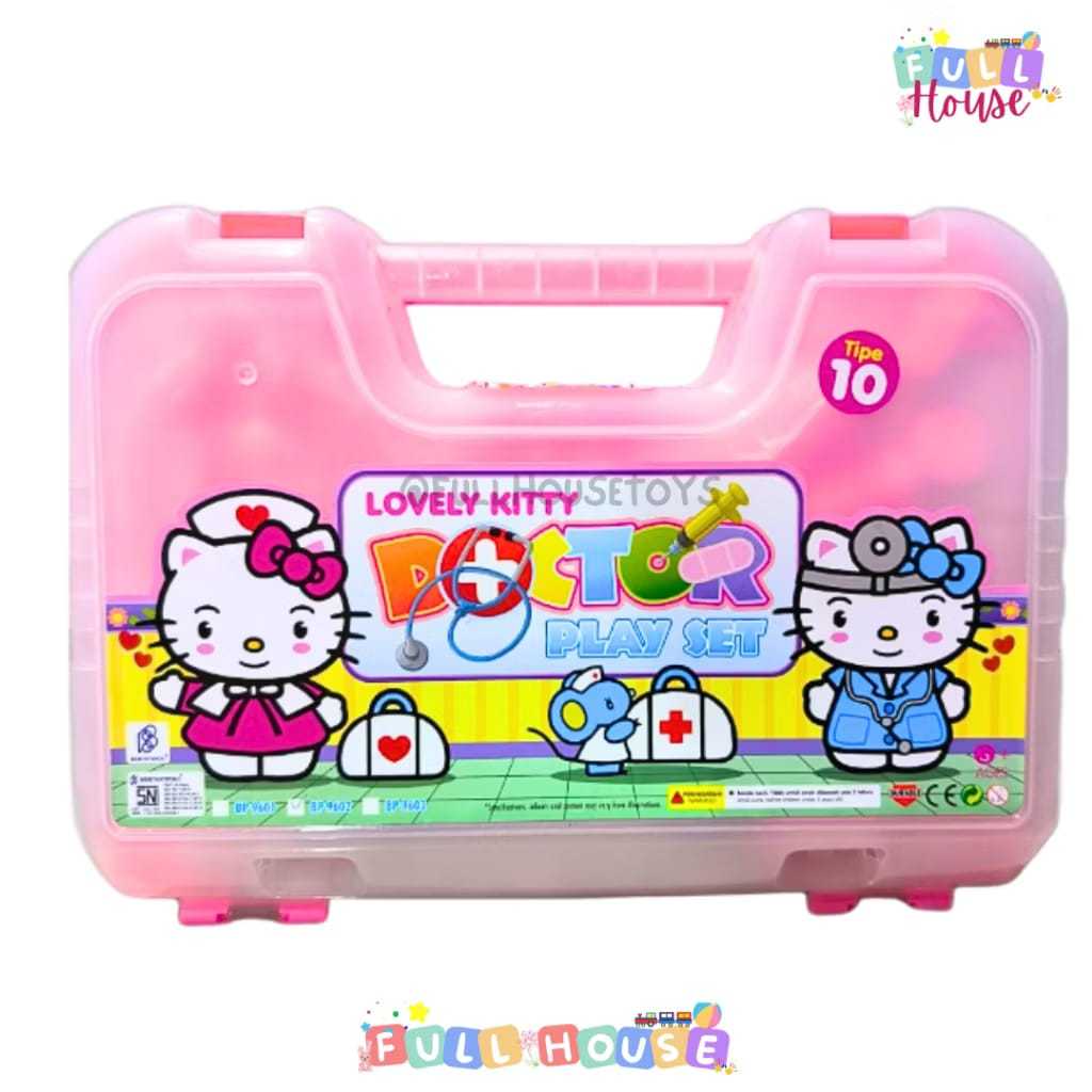 Mianan Anak Dokter Dokteran Hello Kitty BP9601 / Mainan Dokter Hello Kitty / Mainan Anak Wanita / Ha