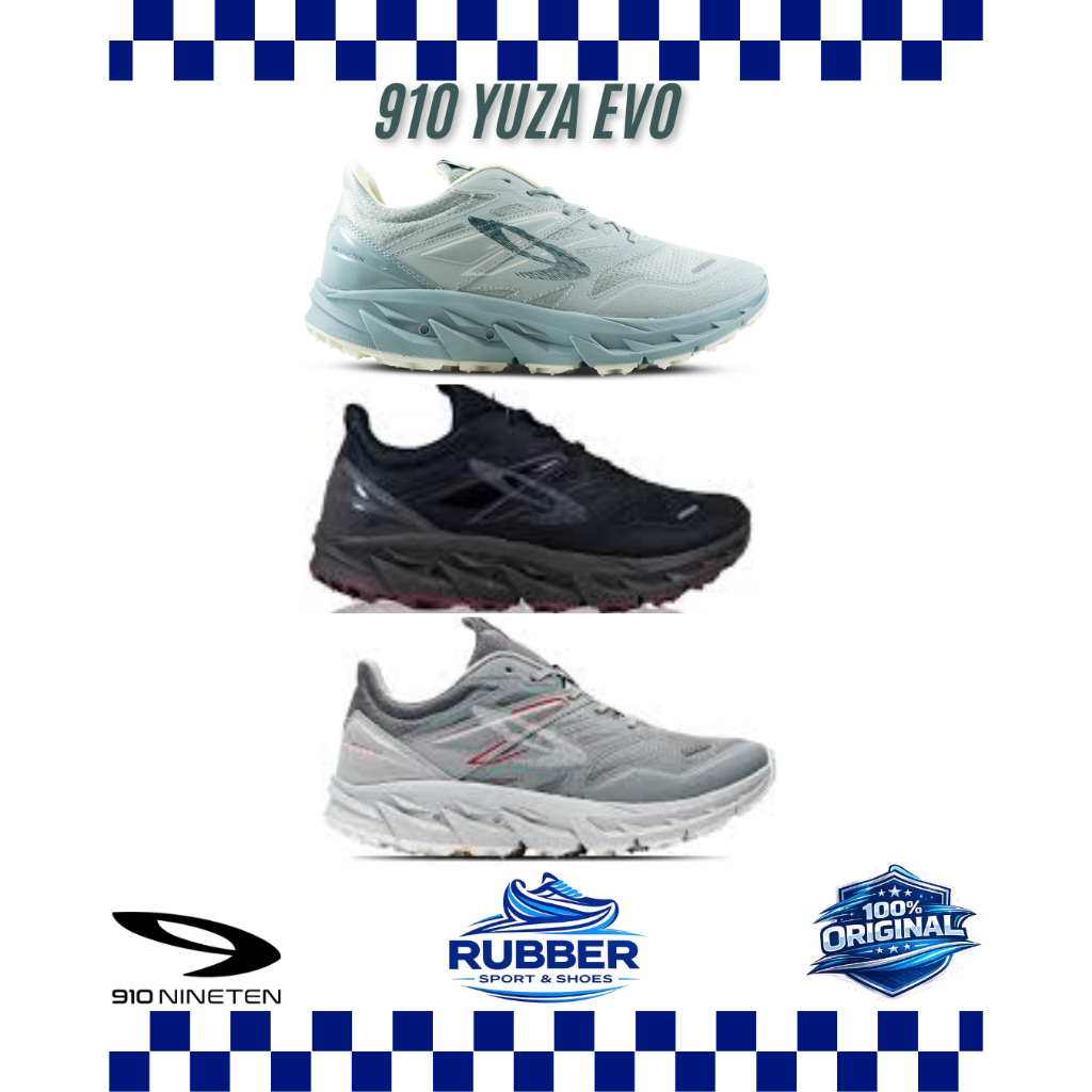 TERLARIS SEPATU 910 NINETEN YUZA EVO HITAM GEIST EKIDEN HAZE HIROSHI HANNA RUNNING ORIGINAL SALE