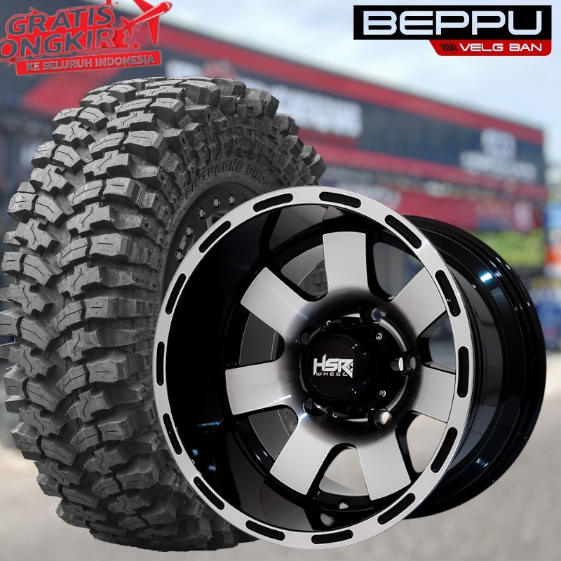 Velg Offroad Hsr Twiist Ring 15 untuk mobil Jimmy Katana Feroza Taft dll