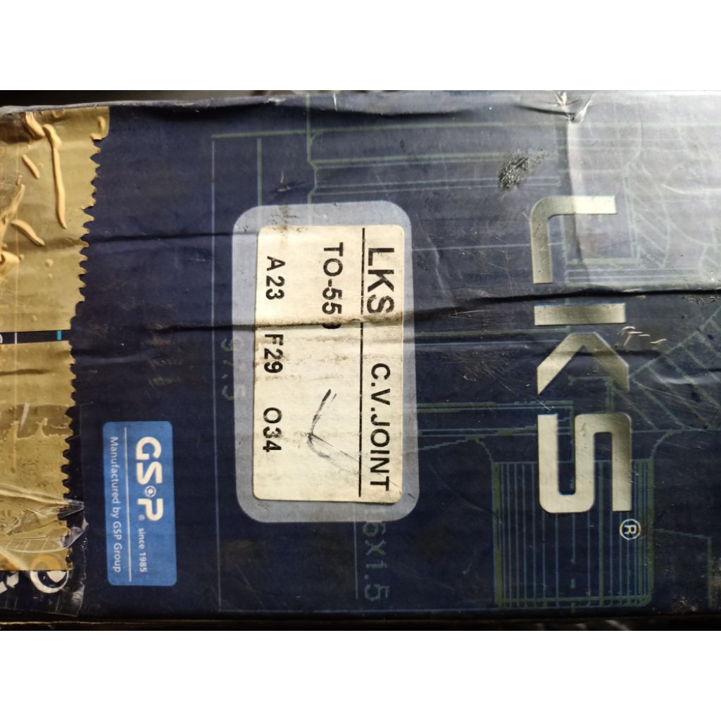 CV joint as roda belakang dalam yaris