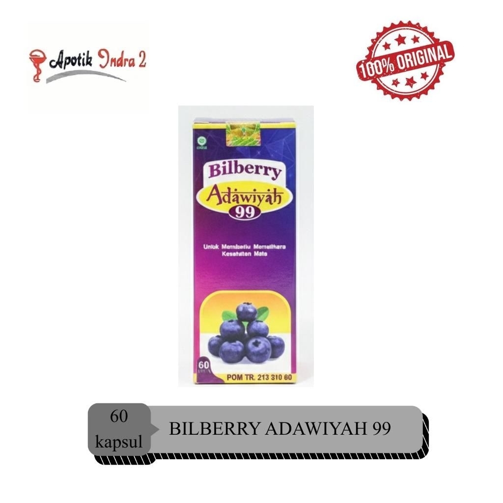 Adawiyah99 - Bilberry Adawiyah99 - Extra Herbal Alami- Untuk Mata Minus