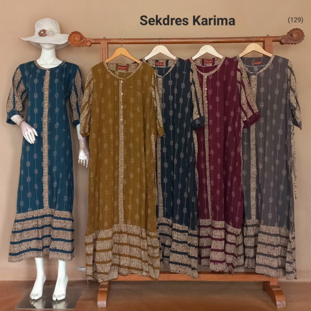 Sekdress Karima By Putri Diana Daster Busui Daster Batik Asli Pekalongan