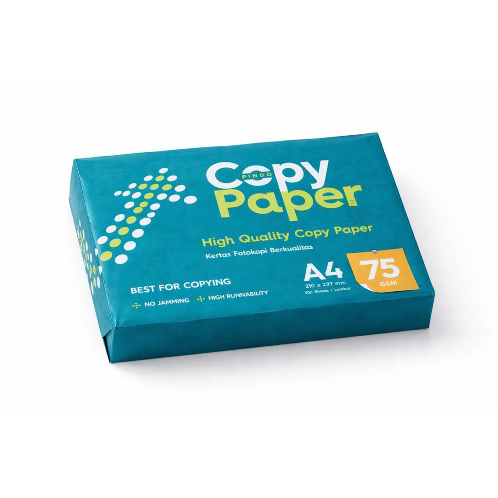 (1 RIM) Kertas HVS Copy Paper A4 75 Gsm/HVS CopyPaper A4 75 Gram