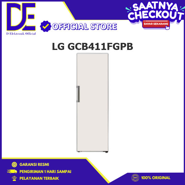 LG GCB411FGPB KULKAS 1 PINTU 386L Smart Inverter Compressor