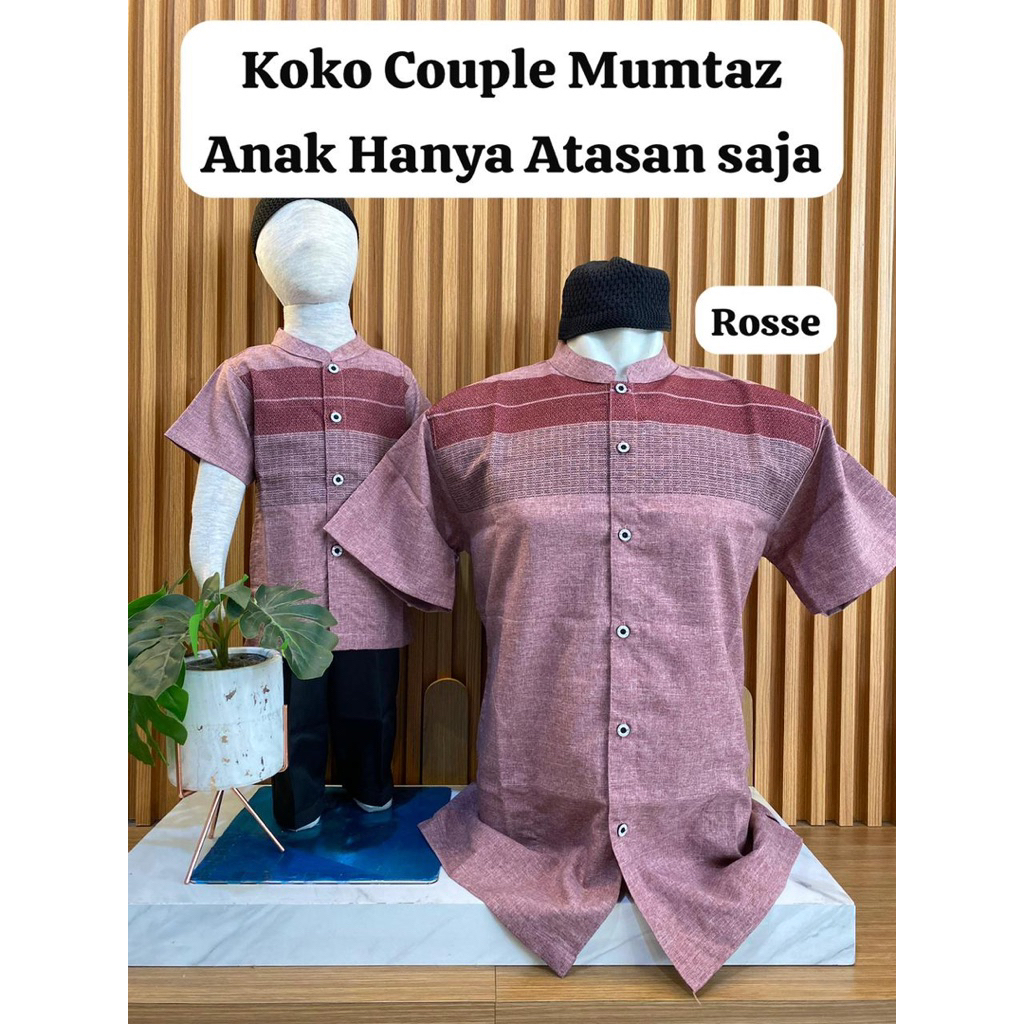 Koko coupel mumtaz/koko kembaran ayah dan anak/variasi songket premium /koko coupel/best seller