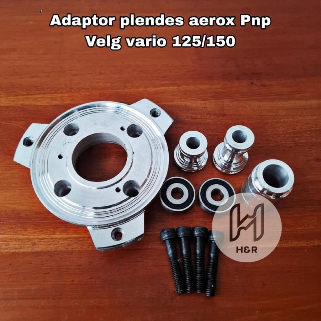 Adaptor Disc Aerox/nmax Pnp velg vario/adaptor  plendes aerox pnp Velg vario 125/150