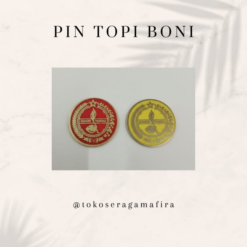Pin Topi Boni Pramuka