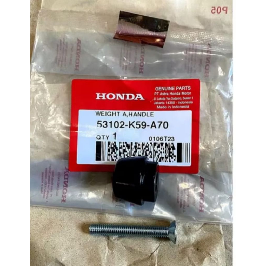 Jalu stang Bandul stang Weight A handle Honda Beat fi pop scoopy spacy vario genio Original