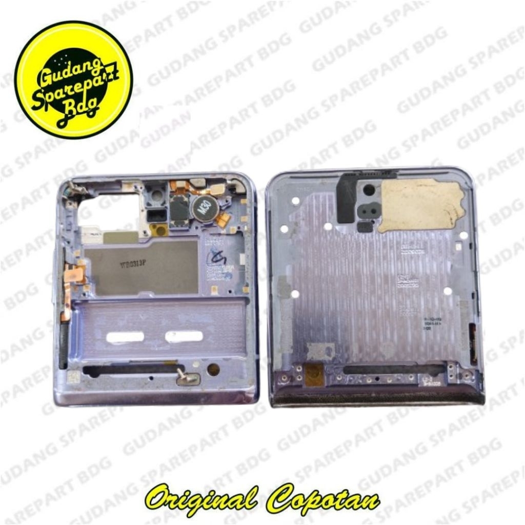 Frame Tatakan LCD Bagian Atas Samsung Galaxy Z Flip 3 Second Copotan