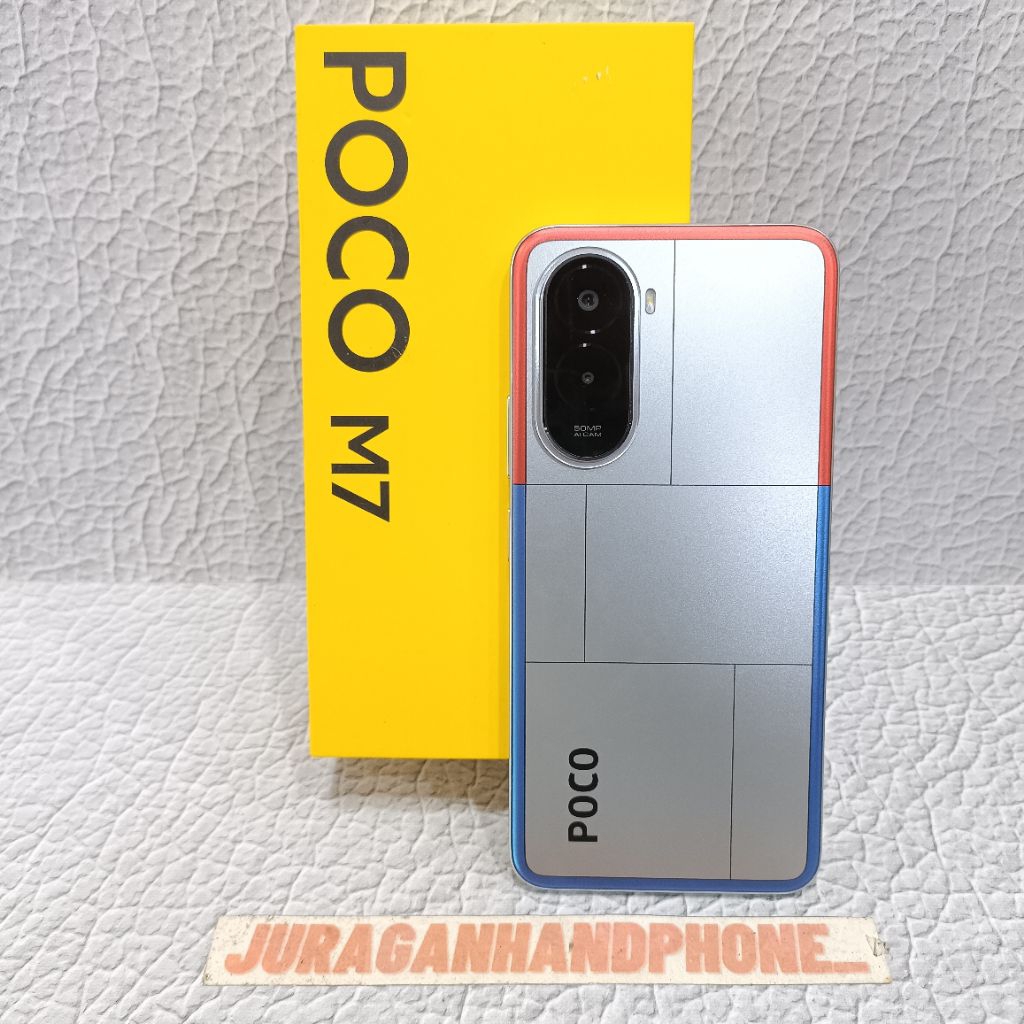 POCO M7 4G 8/256GB HP BEKAS SECOND FULLSET