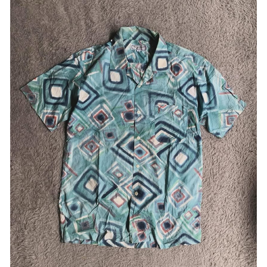 Yves Saint Lauren Vintage Kemeja Abstrak Original 100%