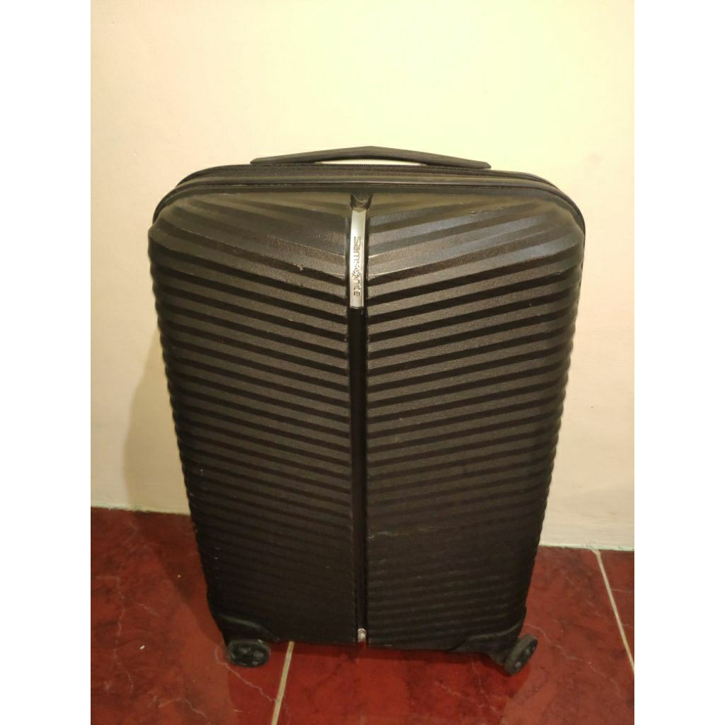 (Preloved) Koper Samsonite Varro 55cm 35L Black Original SKU GE609001