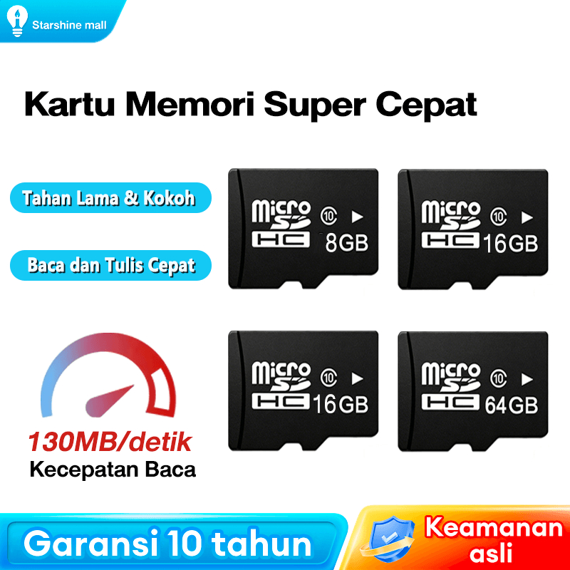 micro sd 8GB/16GB/32GB/64GB 170MB/s memory card hp ori Kartu memori TF mikro sd card