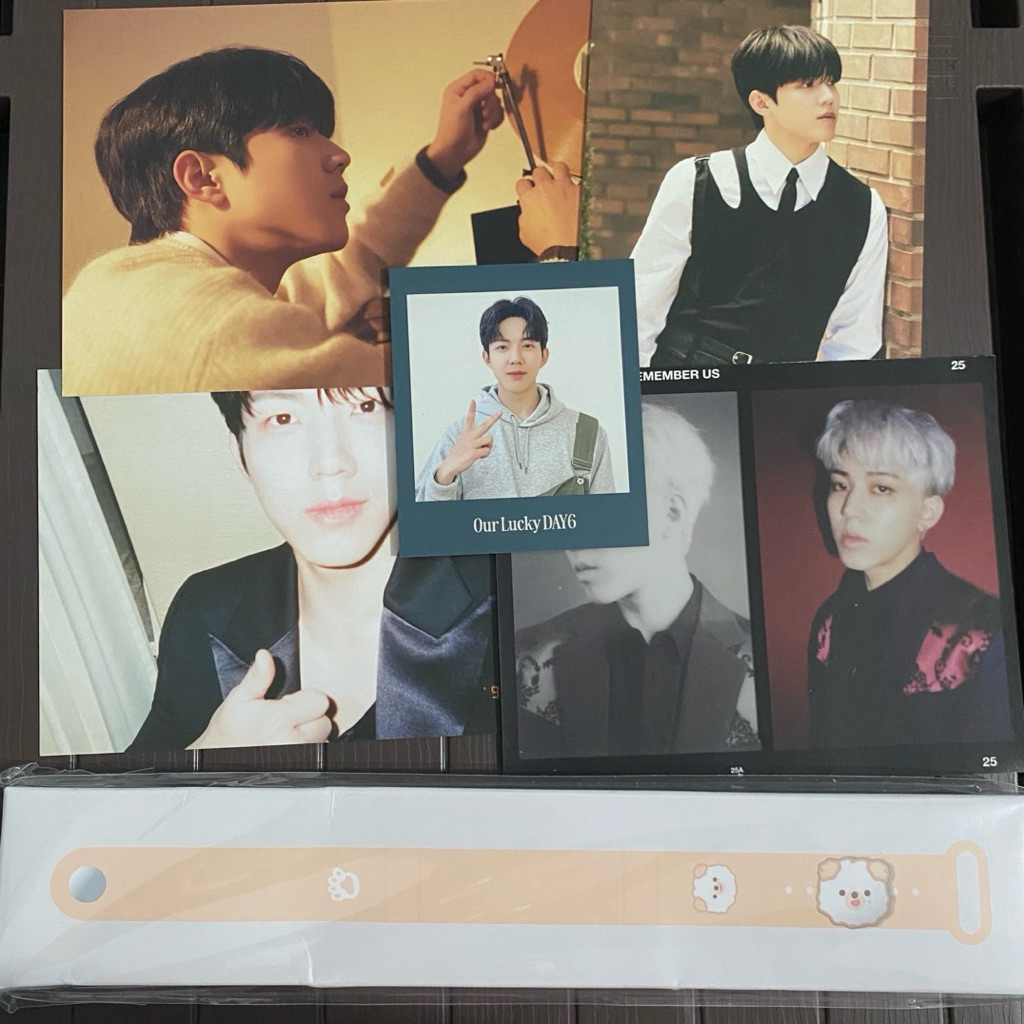 (SEALED) LIGHT BAND STRAP & CHARM SET 2025 PETIT DENIMALZ DON + POSTCARD DOWOON DAY6 SUNGJIN YOUNGK 