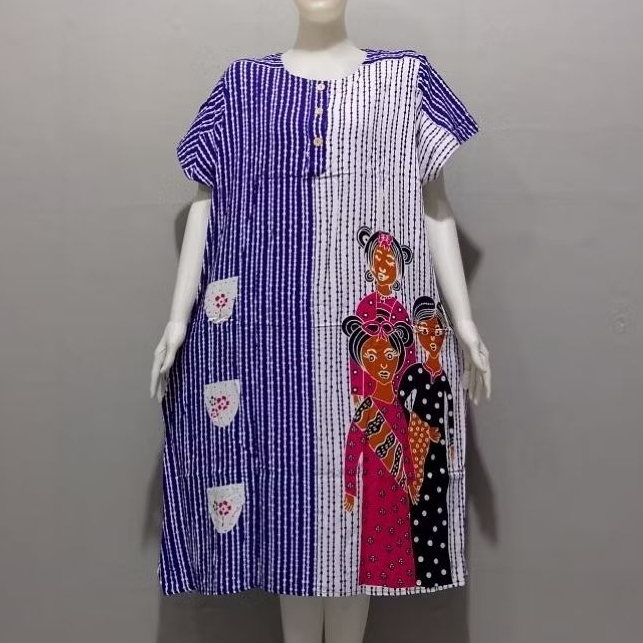 Daster Hengky kancing busui LD 130 / Daster hengky LD 130 Hawai