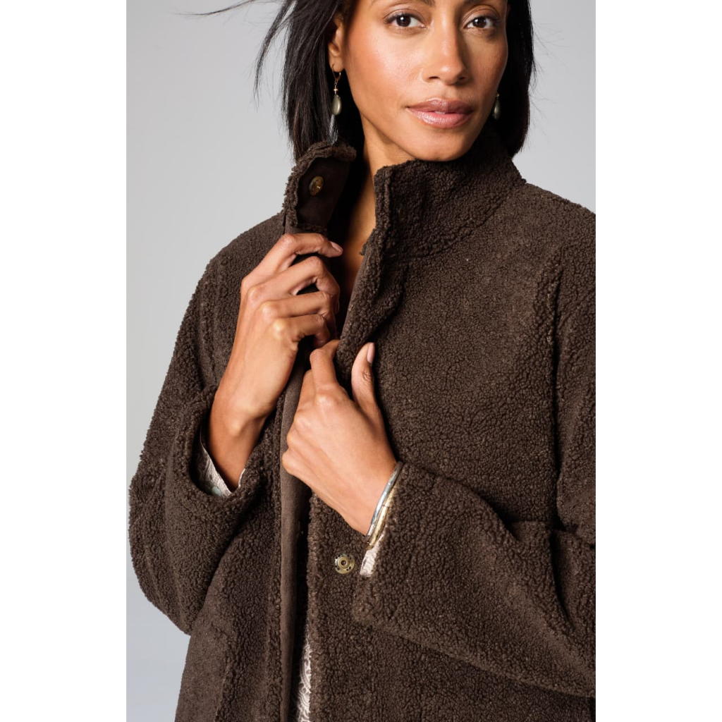 Jacket J.Jill Sherpa Teddy Coat Winter Jacket