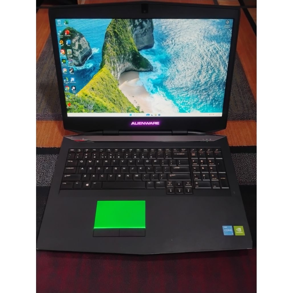 LAPTOP ALIENWARE 17 FHD RANGER i7 MX SSD DUAL VGA NVIDIA GTX OC UNLOCKED