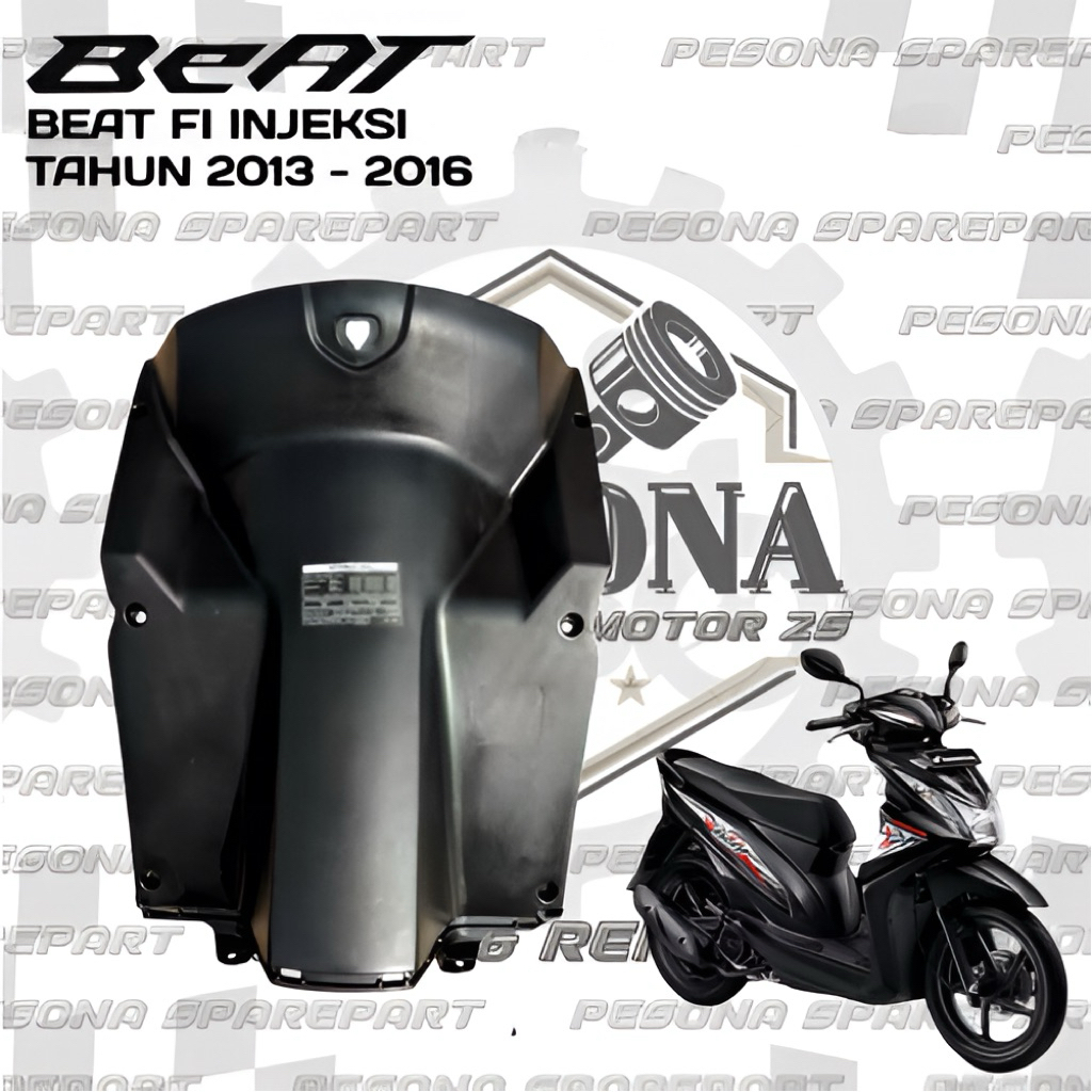 Dek Kunci Bawah Motor Honda BeAT FI Tahun 2013 - 2016 Stater Halus Stater Kasar Cover Body Kasar Bea