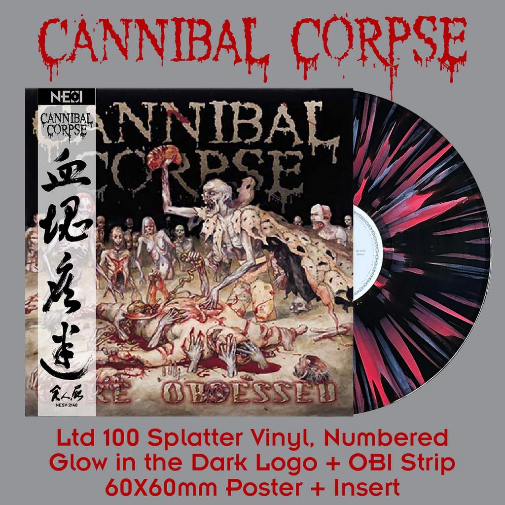 Vinyl Cannibal Corpse - Gore Obsessed Black Splatter Limited 100 Numbered