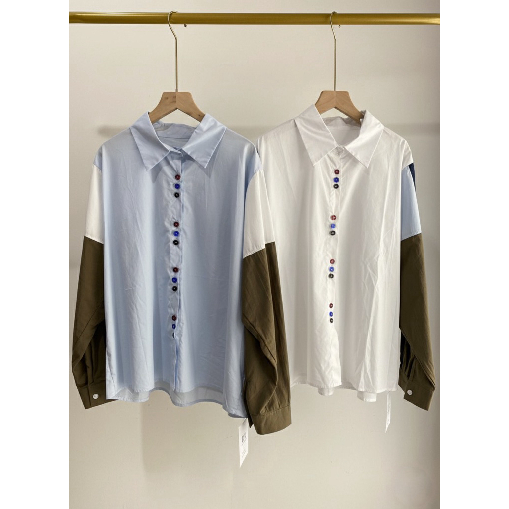 Kemeja Katun Wanita Premium Import BKK