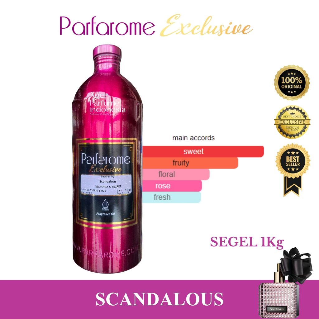 SCANDALOUS By PARFAROME EXCLUSIVE Segel 1Kg