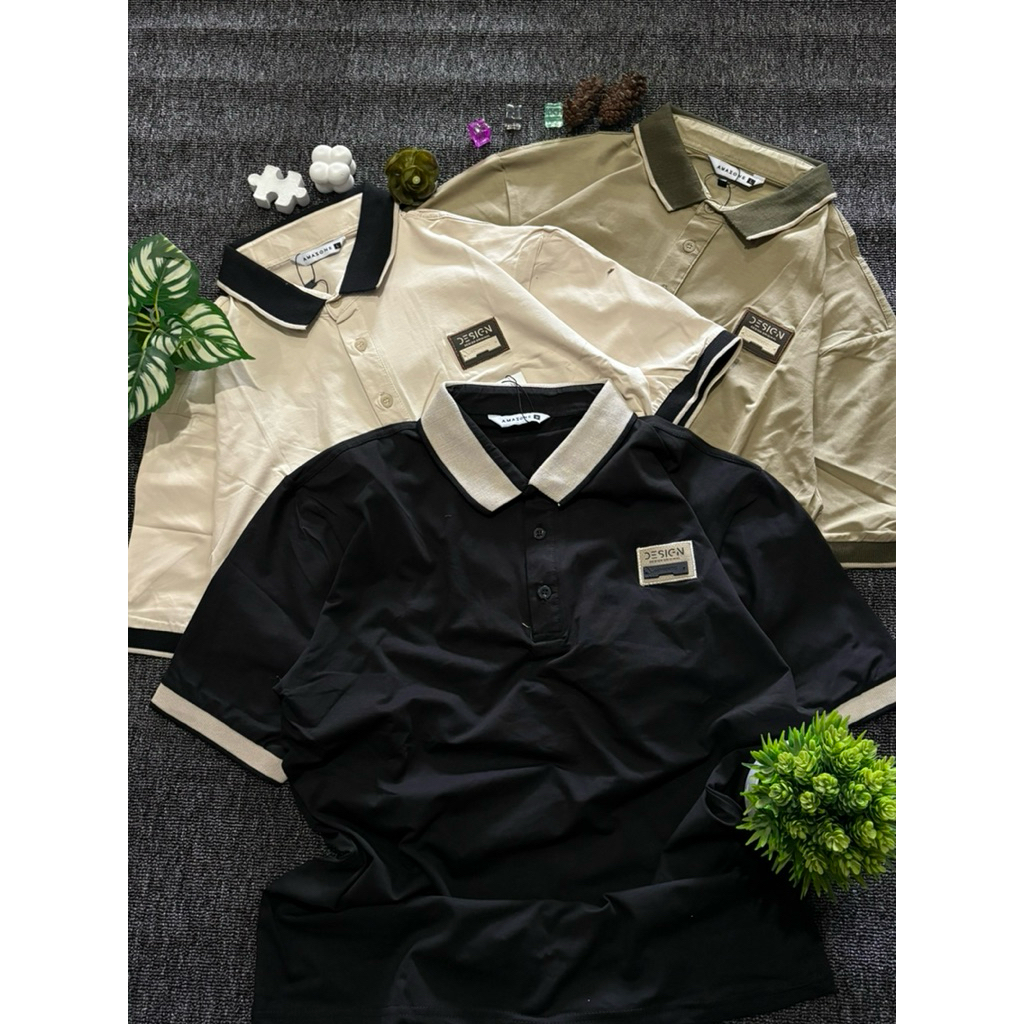 kaus polo atasan baju pria