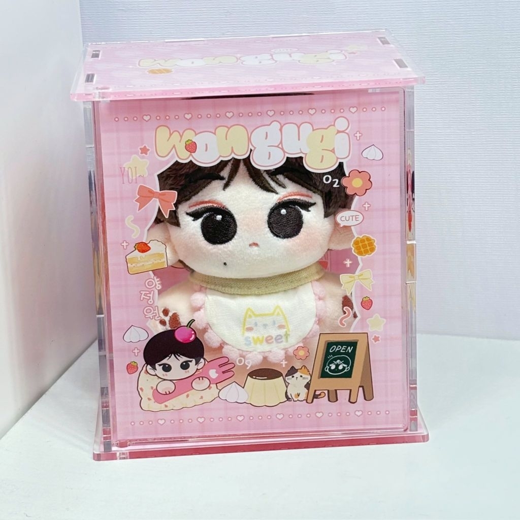 [Ready Stock] Wongugi House / Acrylic Storage For 10cm Doll (GUGI'S HOUSE ONLY)