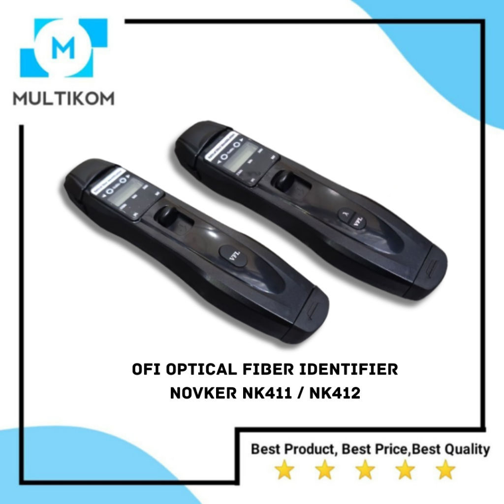 NOVKER OFI Optical Fiber Identifier NK411 NK412 FVL 2MW Deteksi Serat Optik Laser