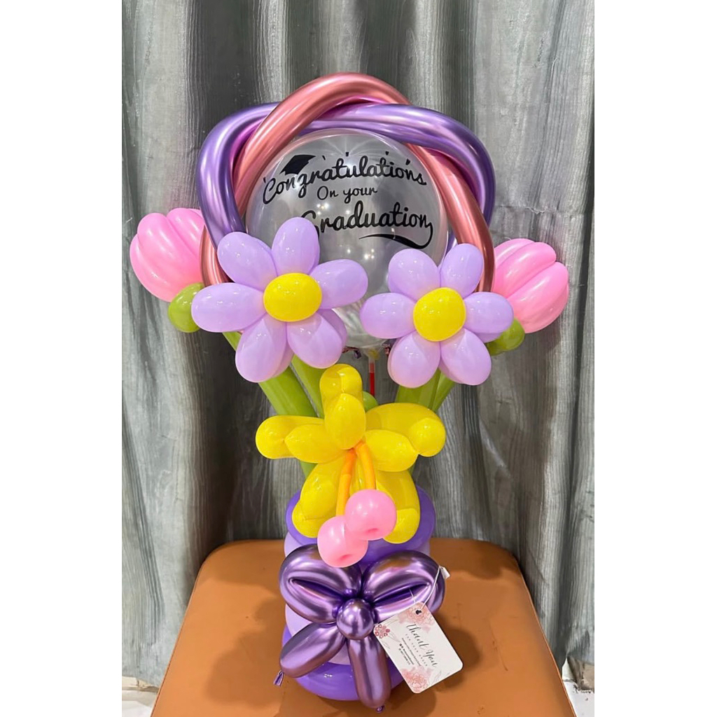 buket bunga balon / bunga balon / bunga balon medan / bunga tulip / bunga wisuda / hadiah wisuda uni