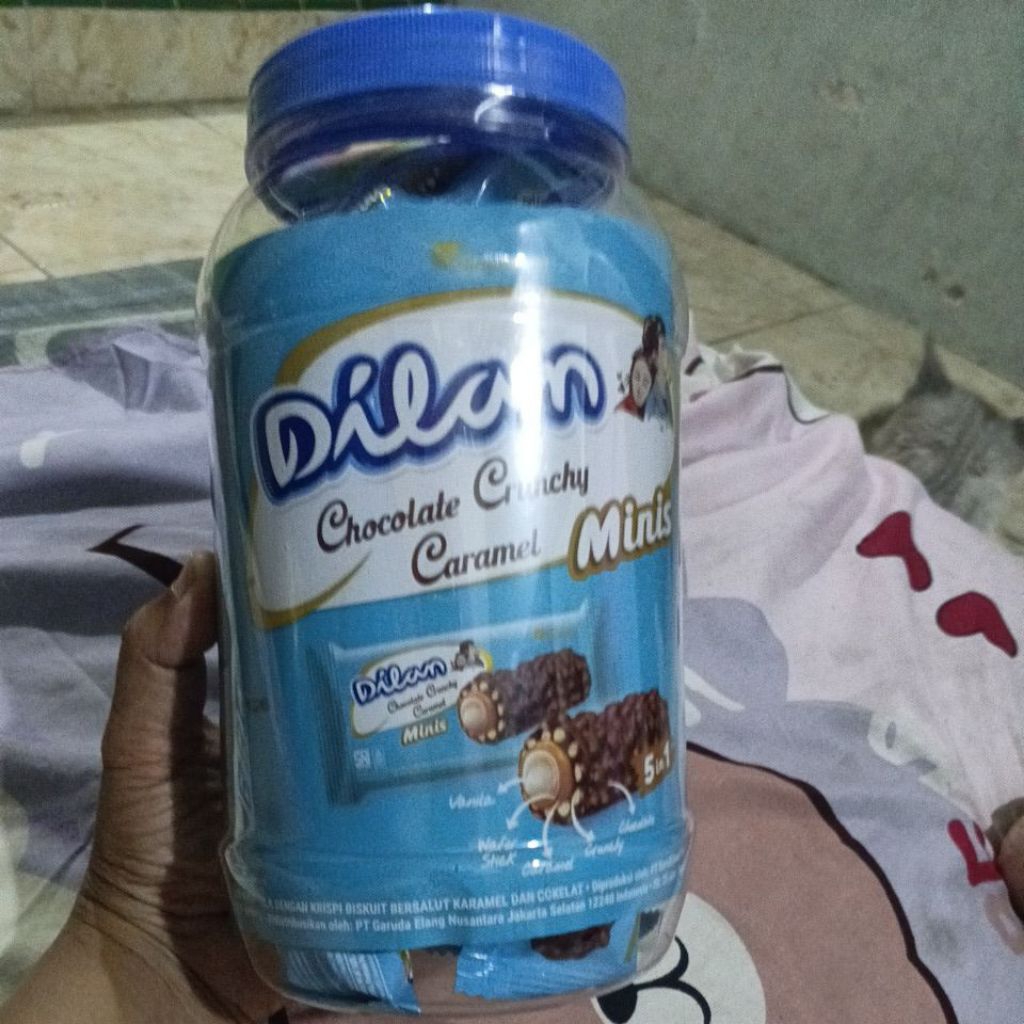 Dilan Wafer Roll 1 toples isi 25pcs