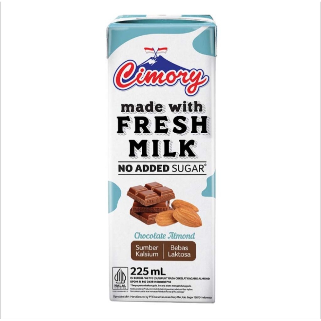 Cimory Susu UHT Tanpa Gula Tambahan Almond 225 ml