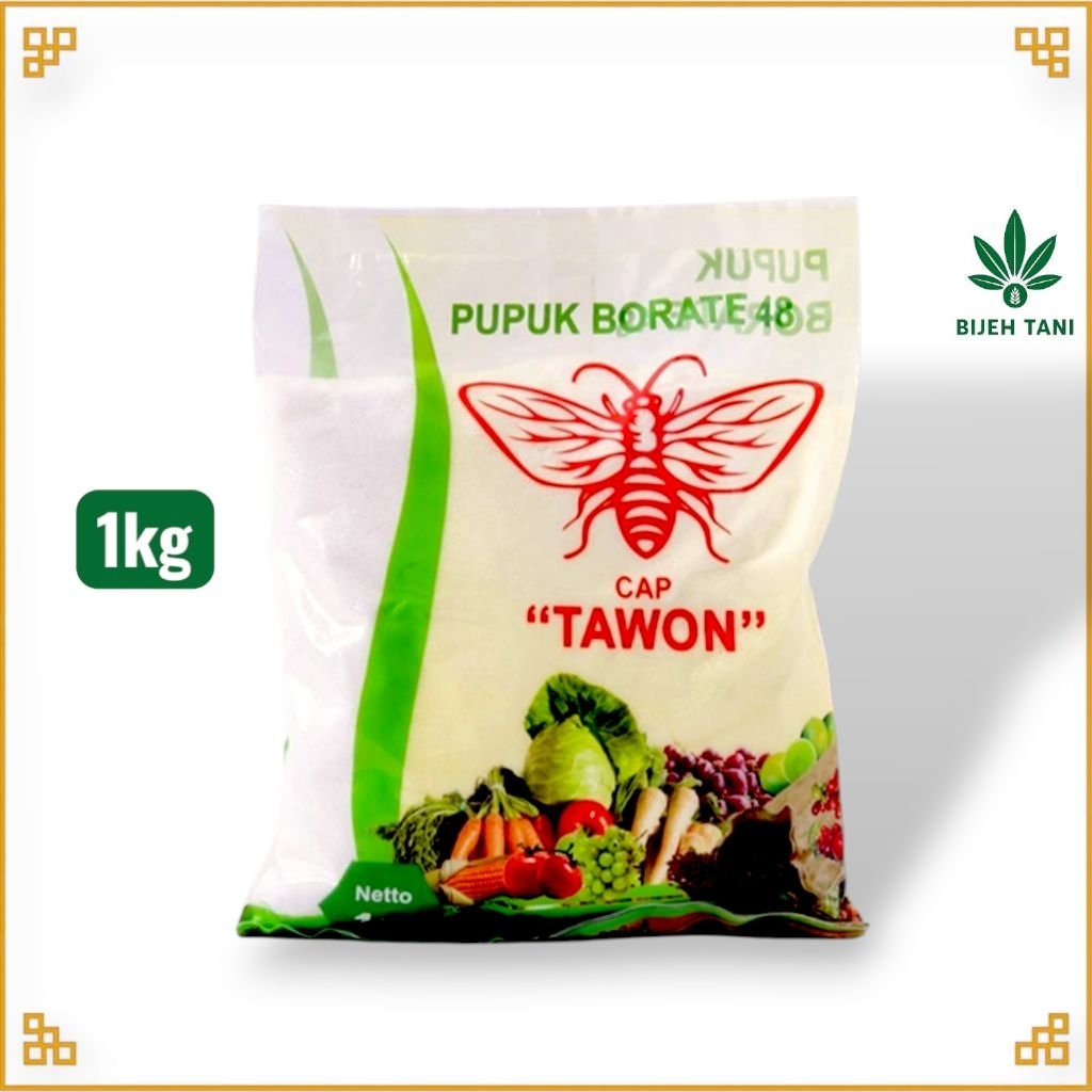 Pupuk Borate 48 Cap Tawon 1Kg – Nutrisi Tanaman Buah & Sayur, Boron Tinggi, Pertumbuhan Maksimal