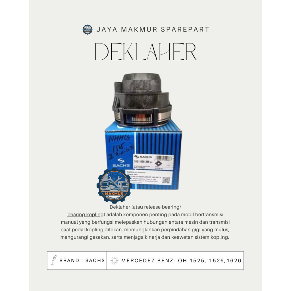 Deklaher bus Mercedez benz OH 1525 - 1526 - 1626