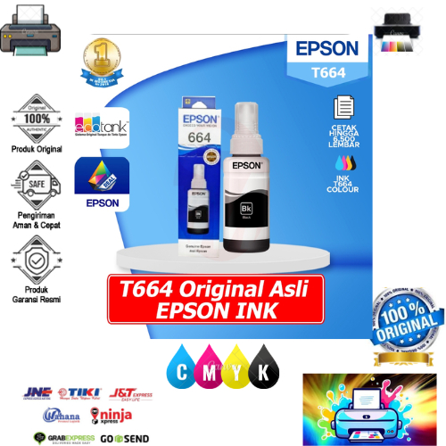 Tinta Epson 664 Black Original