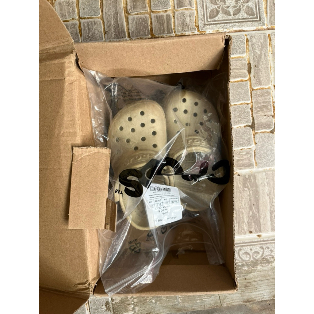 Sandal Crocs Anak Classic Clog Second KW Super