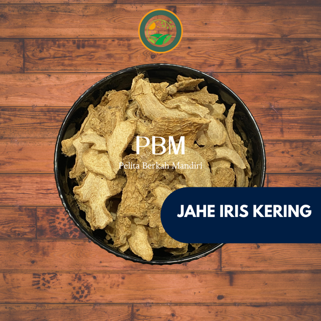 Jahe Iris Kering 1kg / Ginger Sliced 1kg