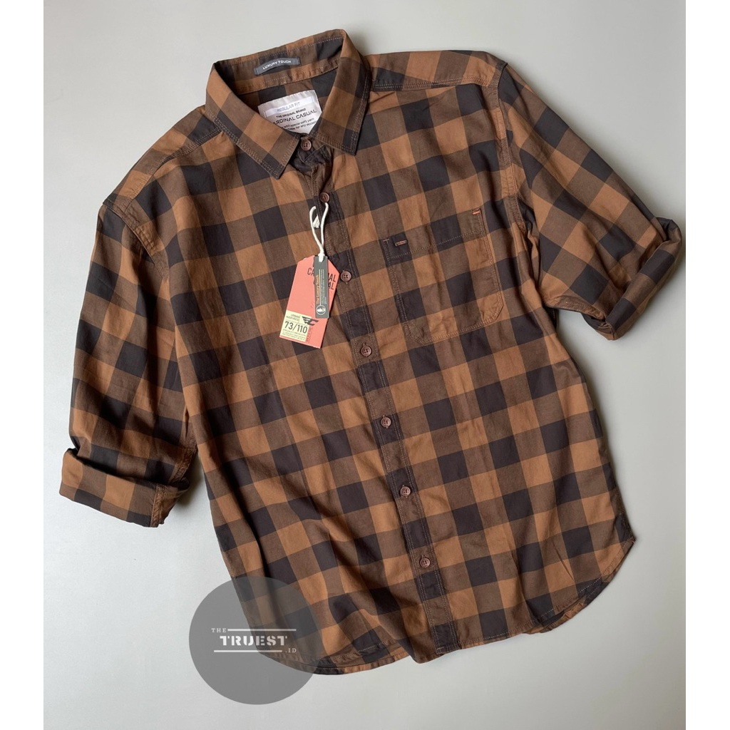 Kemeja Cardinal Lengan Panjang Original | Kemeja Cardinal Kotak Kotak | Kemeja Cardinal Pria | Kemej