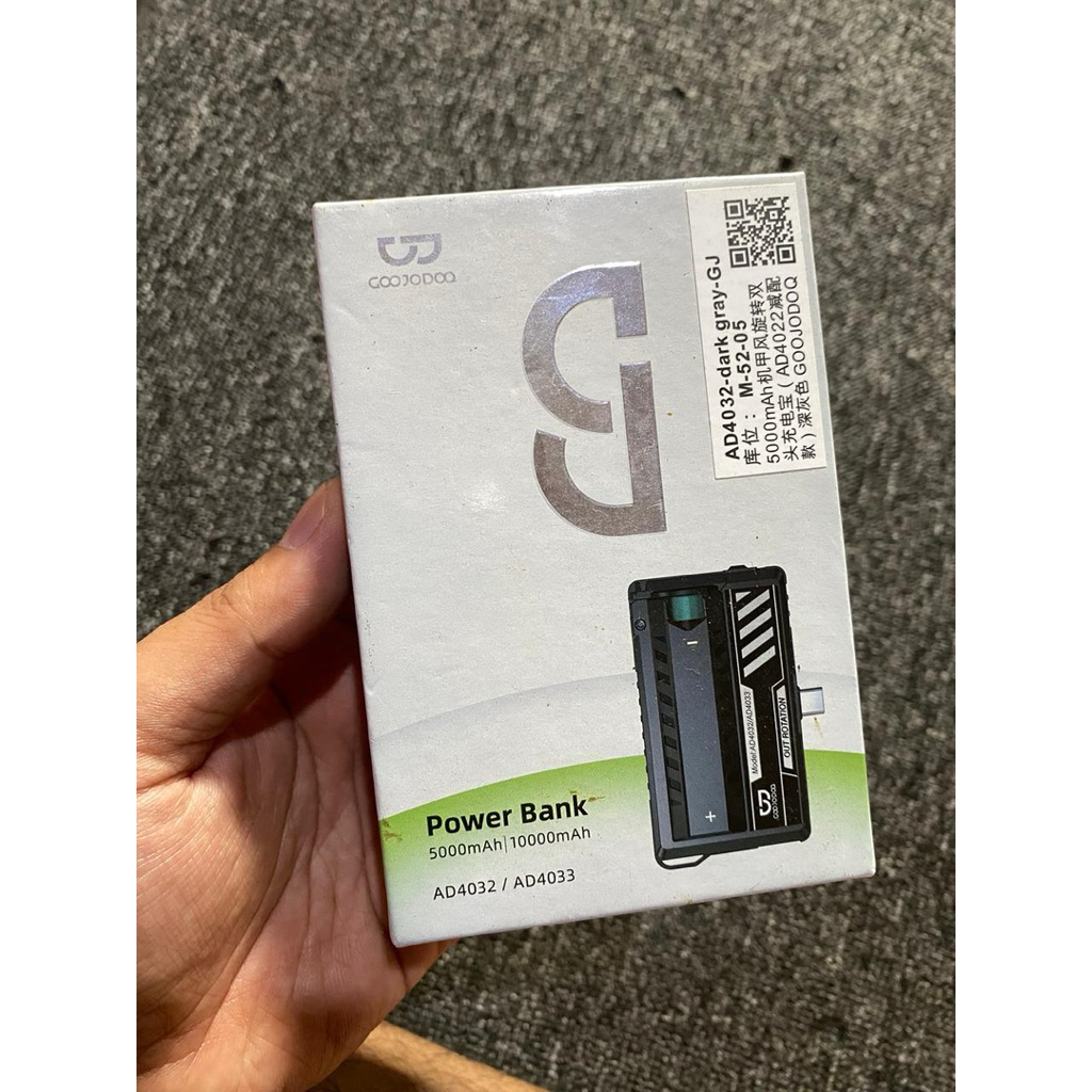 POWERBANK GOOJODOQ AD4033 5000 mAh EX REVIEW
