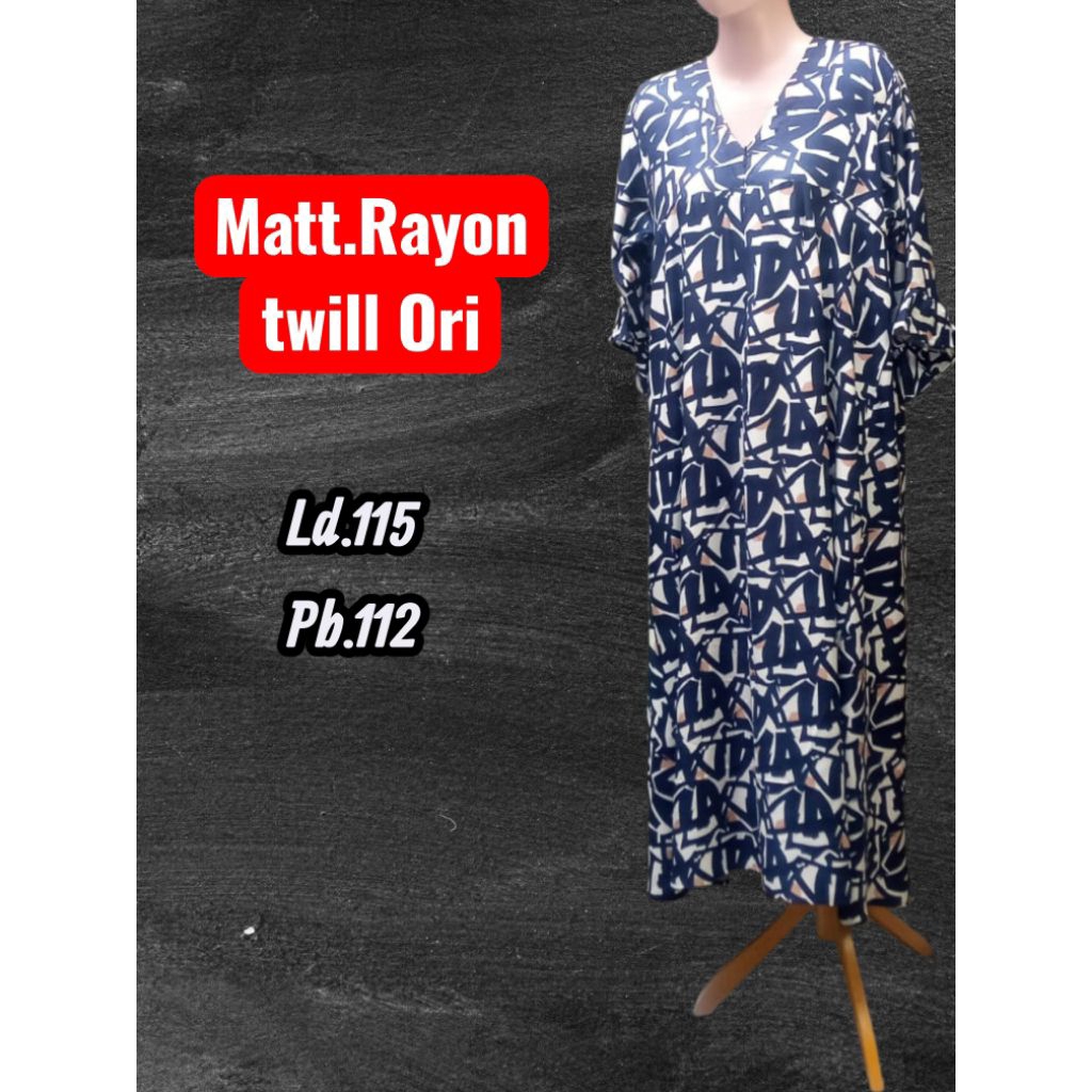 Daster twill ori premium Daster korea daster rayon twill ORI premium