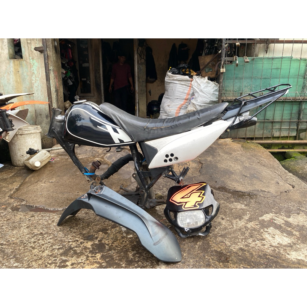 body set rangka tiger modif trail ts lengkp