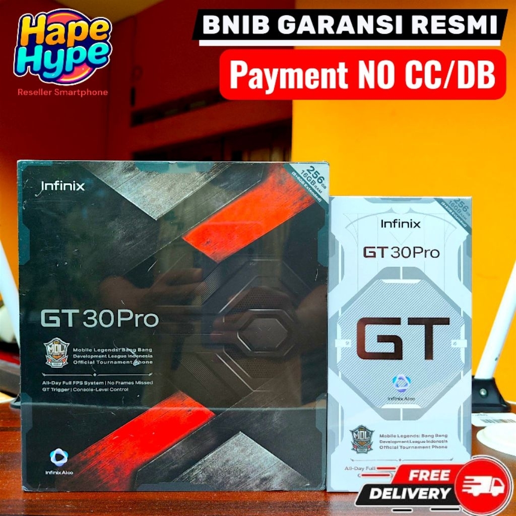 Infinix GT 30 Pro 5G 12/512 GB || 8/256 GB  || + infinix gt 30 pro 5g spesial box || Garansi Resmi