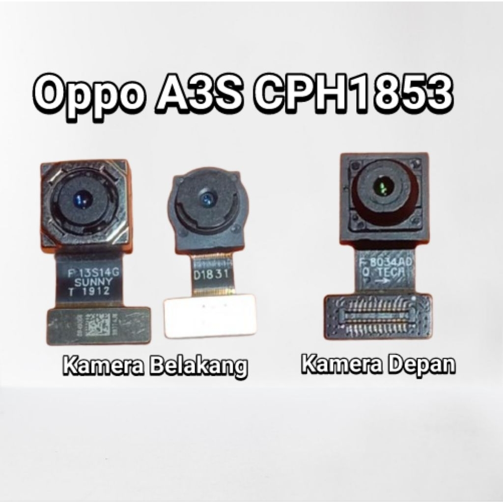 Kamera Oppo a3s cph1853 depan belakang / Camera oppo a3s cph1853 depan belakang