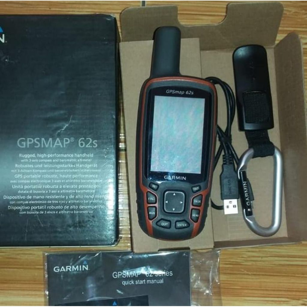 Garmin GPSMAP 62s Bekas Lengkap/ GPS Garmin 62s Second